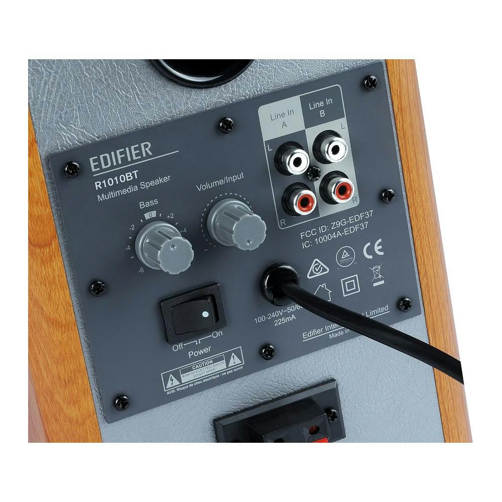 A large main feature product image of Edifier R1010BT Powered Bluetooth Stereo Speakers (Brown)