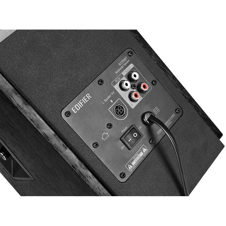 A large main feature product image of Edifier R1700BT Bluetooth Bookshelf Studio Speakers (Black)