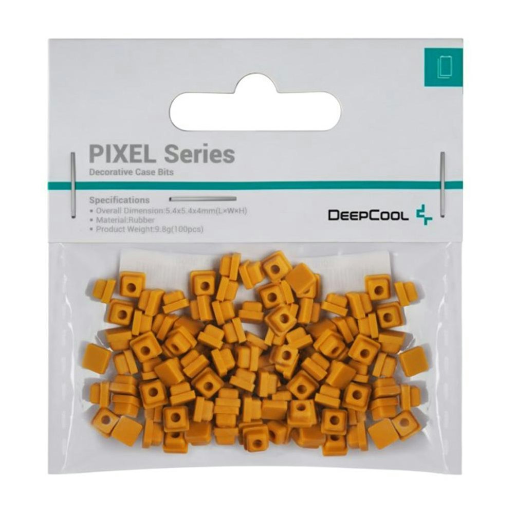 A large main feature product image of DeepCool Pixel Decorative Case Bits - Orange
