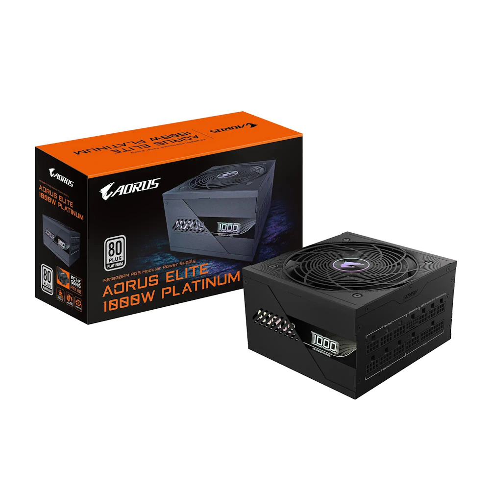 Gigabyte AORUS ELITE 1000W Platinum PCIe 5.0 ATX Modular PSU