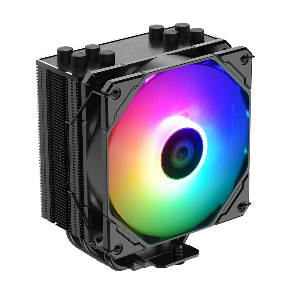 A large main feature product image of ID-COOLING SE-224-XTS ARGB CPU Cooler (Black)