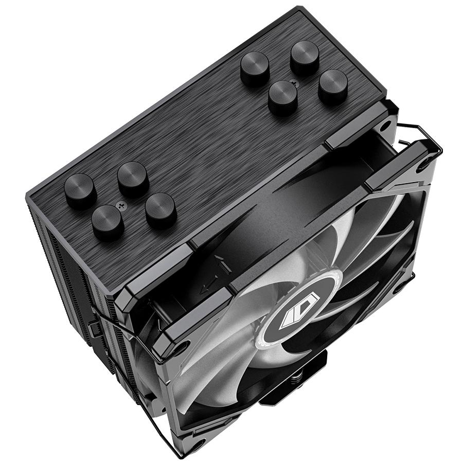 A large main feature product image of ID-COOLING SE-224-XTS ARGB CPU Cooler (Black)