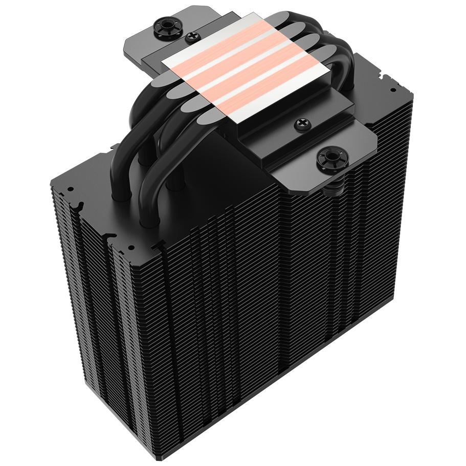 A large main feature product image of ID-COOLING SE-224-XTS ARGB CPU Cooler (Black)