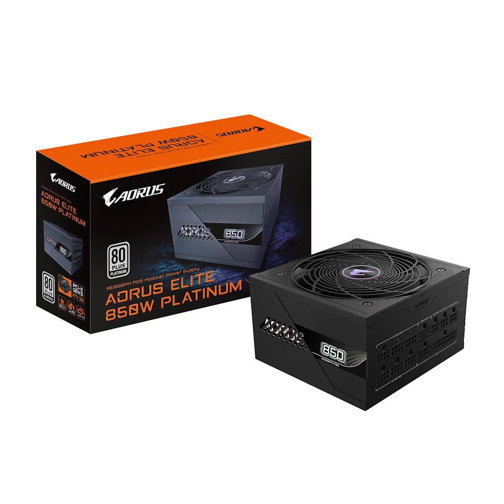 Gigabyte AORUS ELITE 850W Platinum PCIe 5.0 ATX Modular PSU