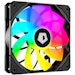 A product image of ID-COOLING TF Series Pro 120mm ARGB Reverse Case Fan - Black