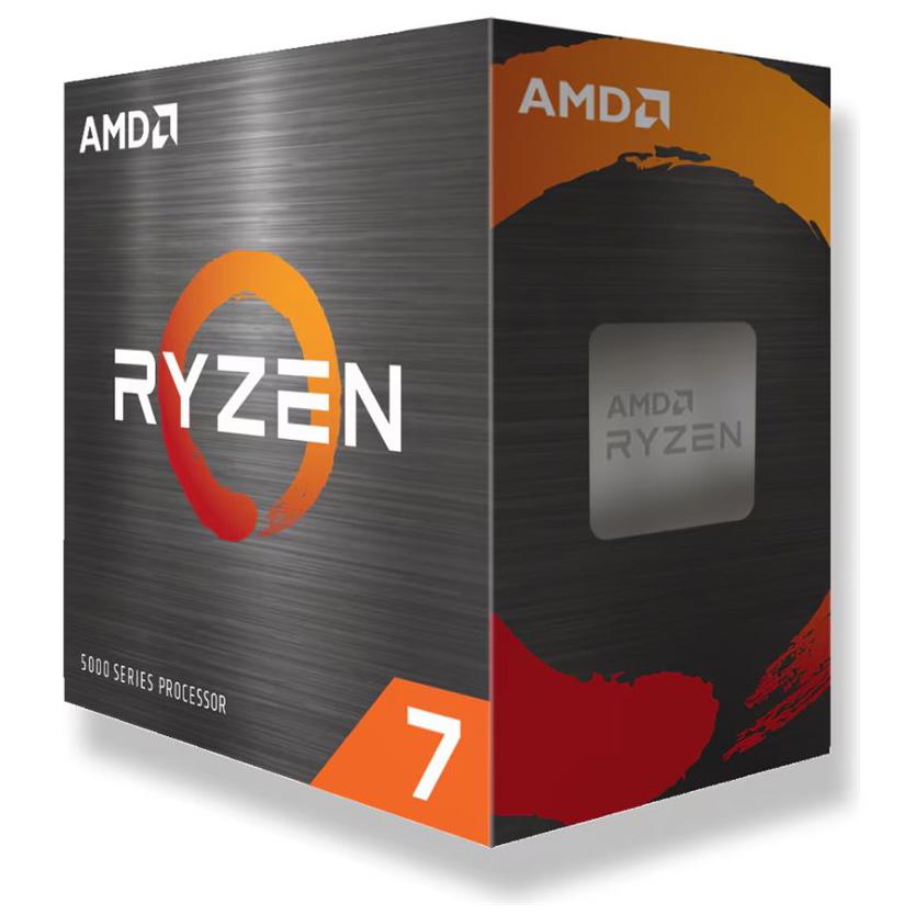 A large main feature product image of AMD Ryzen 7 5800XT 8 Core 16 Thread Up to 4.8GHz AM4 - Retail Box