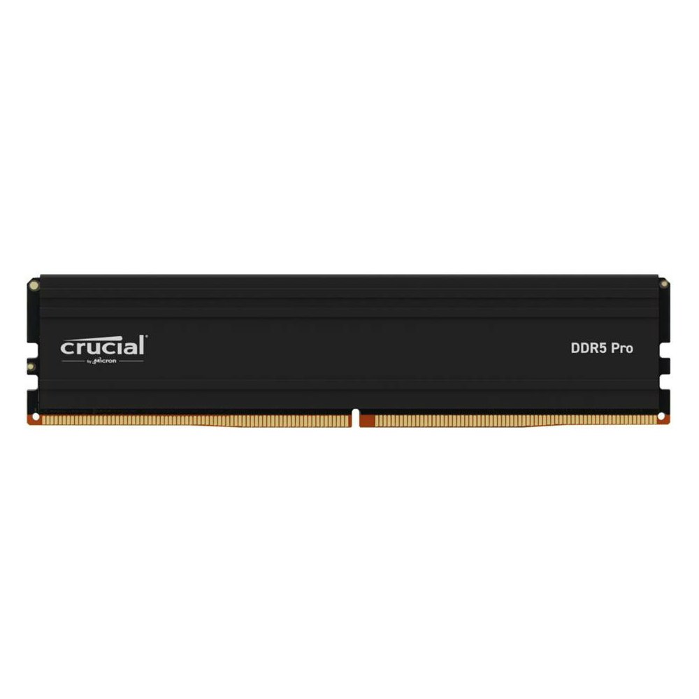 A large main feature product image of Crucial Pro 16GB Single (1x16GB) DDR5-6000 C48
