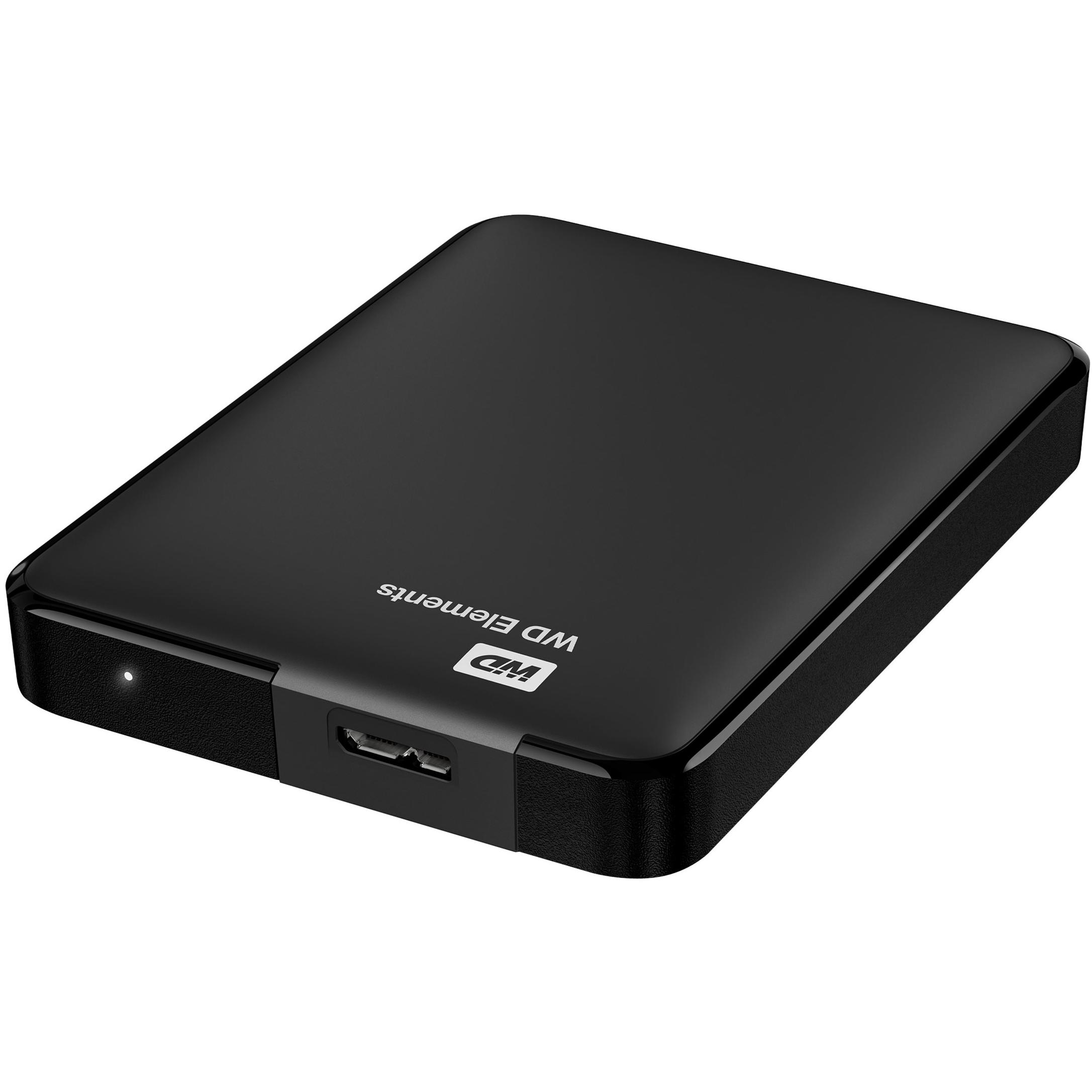 A large main feature product image of WD Elements USB 3.0 Portable 2.5" HDD - 2TB