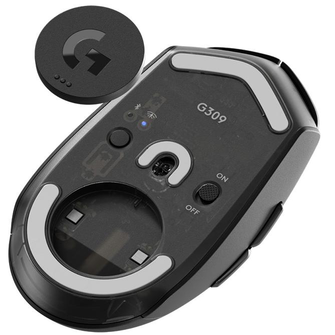 A large main feature product image of Logitech G309 Lightspeed Wireless Gaming Mouse - Black