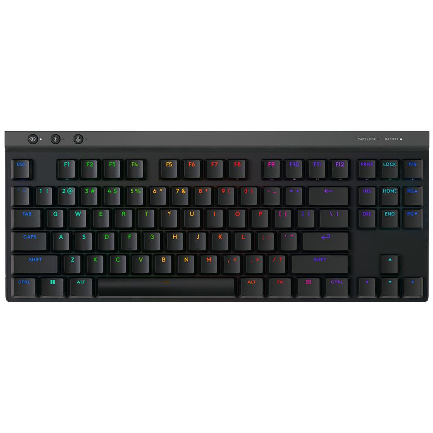 A large main feature product image of Logitech G515 Lightspeed TKL Wireless Gaming Keyboard - Black