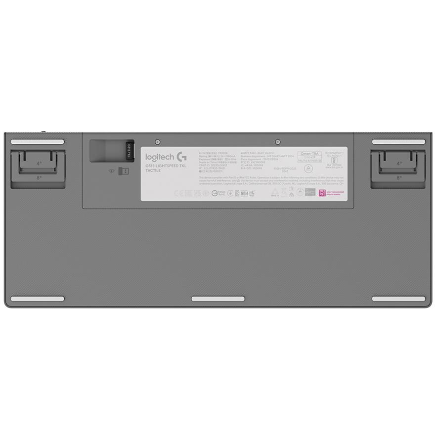 A large main feature product image of Logitech G515 Lightspeed TKL Wireless Gaming Keyboard - White