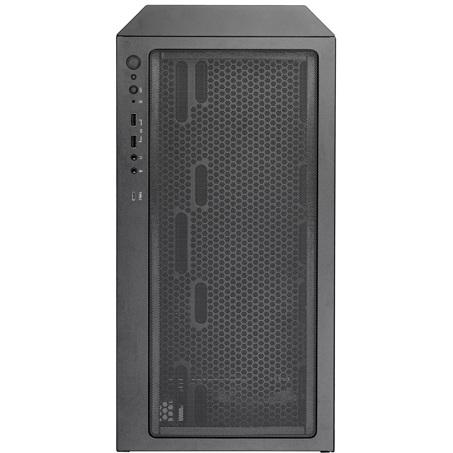 A large main feature product image of SilverStone FARA 514X ARGB Mid Tower Case (Black)