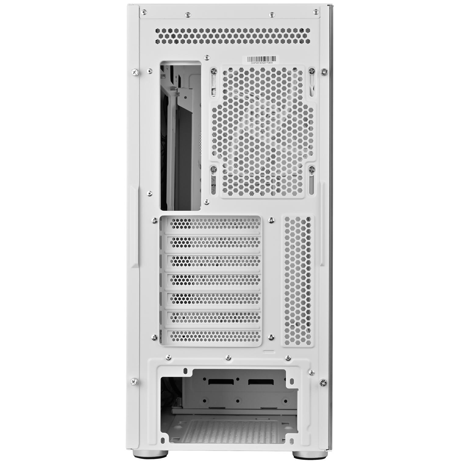 A large main feature product image of SilverStone FARA 514X ARGB Mid Tower Case (White)