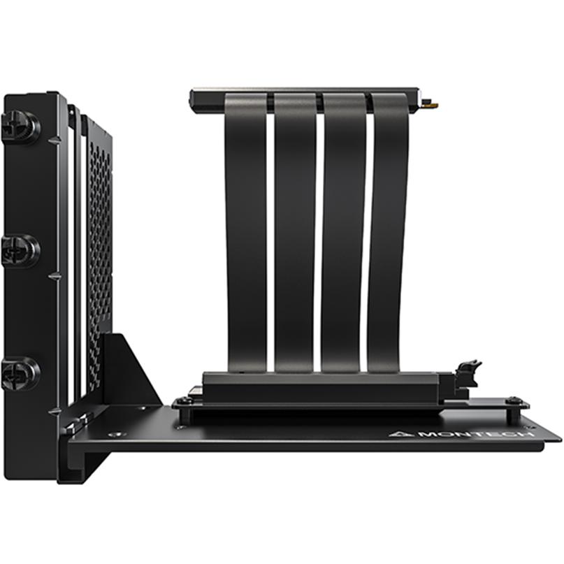 A large main feature product image of Montech Vertical GPU Mounting Kit (Black)