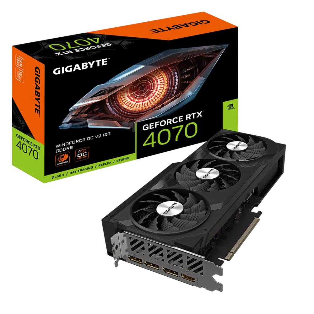 Gigabyte GeForce RTX 4070 Windforce OC V2 12GB GDDR6
