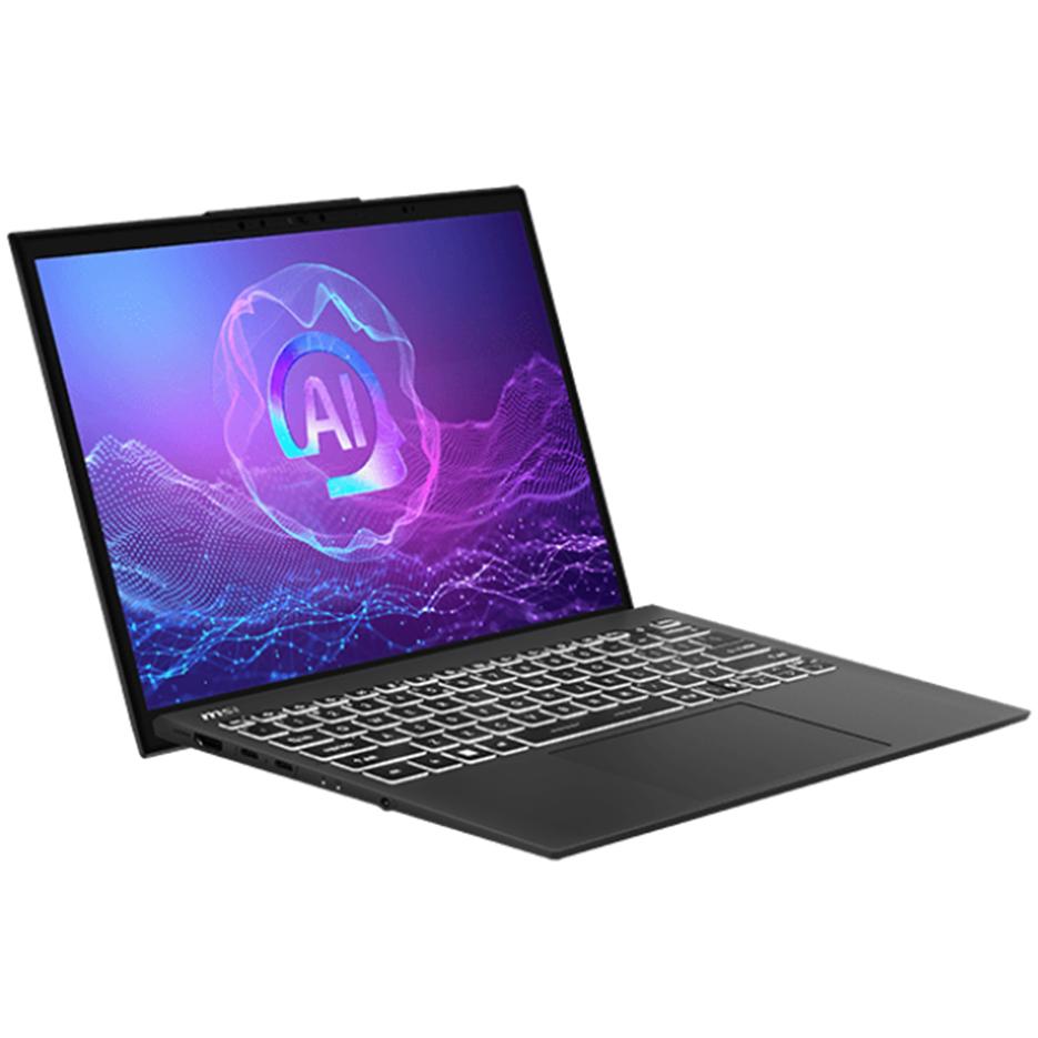 A large main feature product image of MSI Prestige 13 AI+ Evo (A2V) - 13.3" 2.8K OLED, Core Ultra 9 288V, 32GB/2TB - Win 11 Notebook