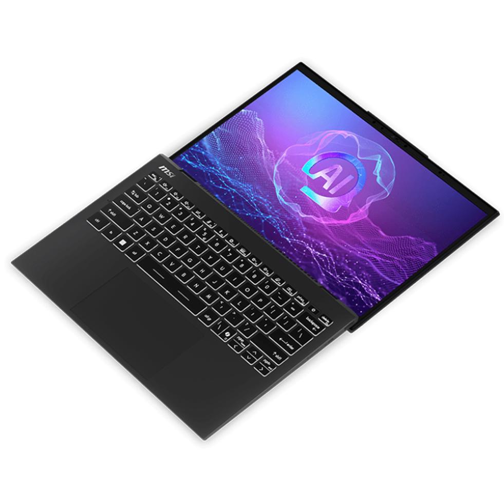 A large main feature product image of MSI Prestige 13 AI+ Evo (A2V) - 13.3" 2.8K OLED, Core Ultra 9 288V, 32GB/2TB - Win 11 Notebook