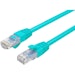 A product image of Cruxtec CAT6 0.3m Network Cable Green