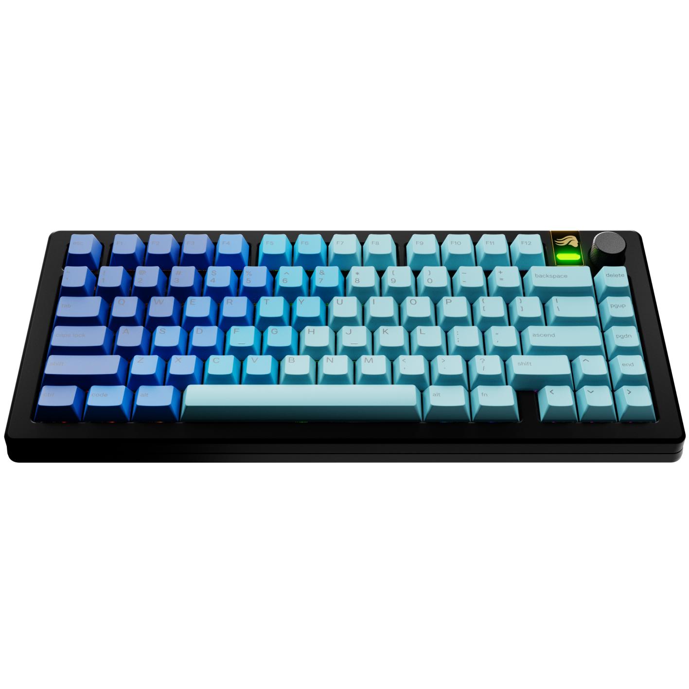 A large main feature product image of Glorious GPBT Gradient Keycaps - Ocean