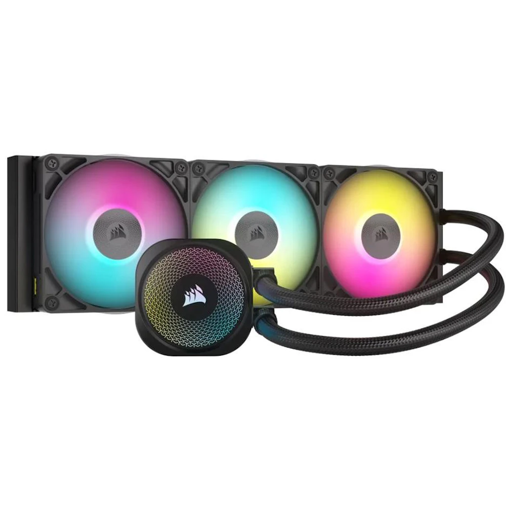 Corsair iCUE LINK TITAN 360 RX RGB - 360mm AIO Liquid CPU Cooler (Black)