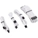 A product image of Corsair Premium Individually Sleeved PSU Cables Starter Kit Type 4 Gen 4 (White)