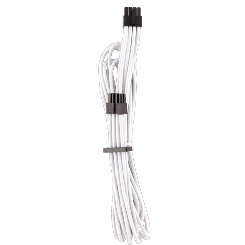 A large main feature product image of Corsair Premium Individually Sleeved PSU Cables Starter Kit Type 4 Gen 4 (White)