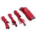 A product image of Corsair Premium Individually Sleeved PSU Cables Starter Kit Type 4 Gen 4 (Red)