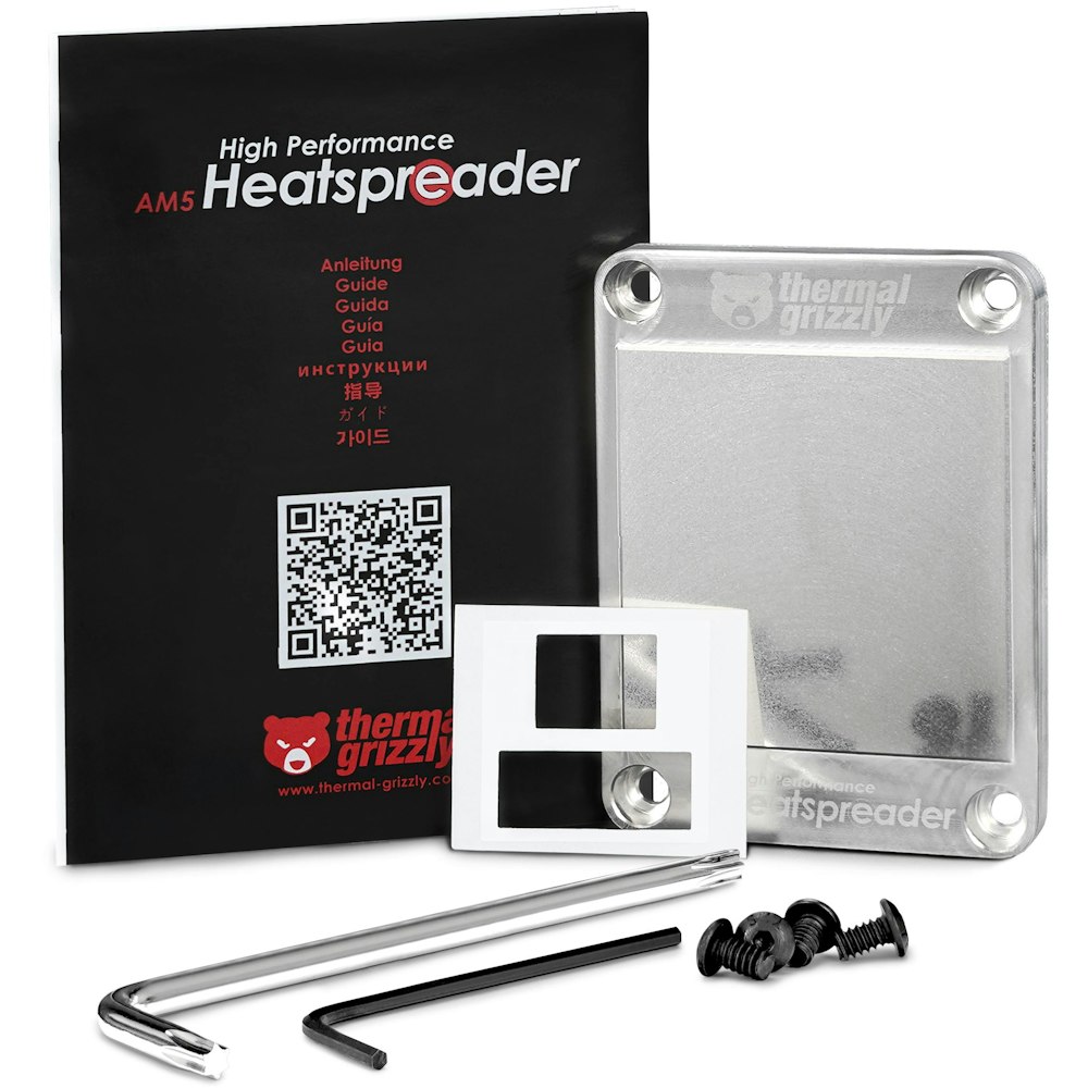 A large main feature product image of Thermal Grizzly Heatspreader - IHS Replacement for AMD AM5