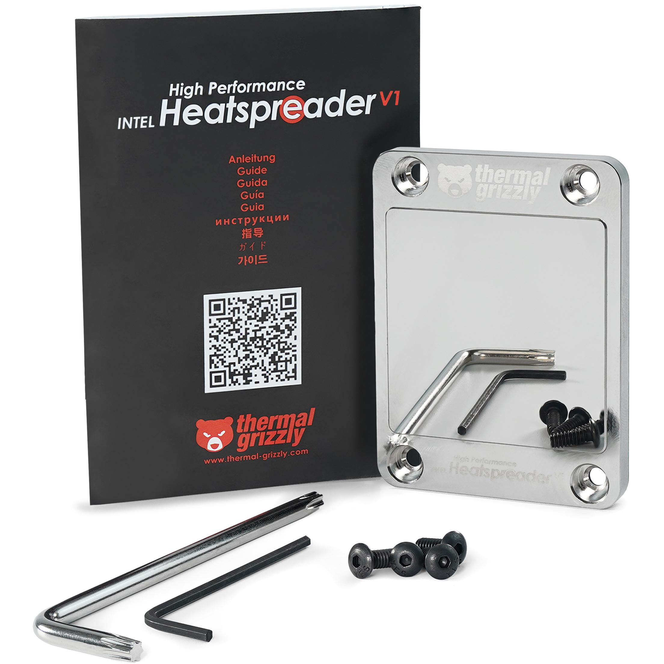 A large main feature product image of Thermal Grizzly Heatspreader - IHS Replacement for Intel LGA1700