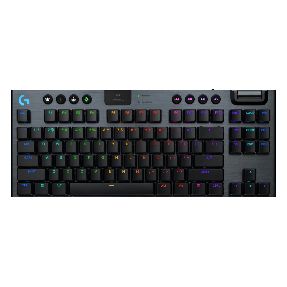 Logitech G915 X LIGHTSPEED TKL RGB Wireless Low-Profile Gaming Keyboard (Black)