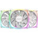 A product image of Montech RX120 3 Pack - ARGB PWM 120mm Reverse Blade Fans (White)