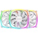 A product image of Montech AX120 3 Pack - ARGB PWM 120mm Fans (White)