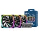 A small tile product image of Montech AX120 ARGB 120mm PWM Fan 3-Pack (Black)