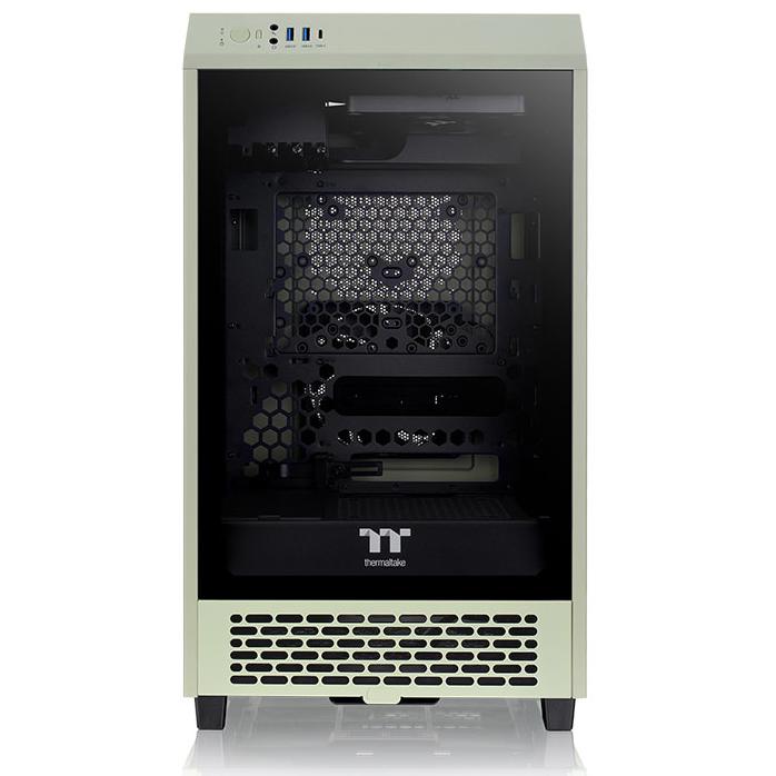 A large main feature product image of Thermaltake The Tower 200 - Mini Tower Case (Matcha Green)