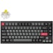 A product image of Keychron Lemokey P1 Pro - 75% QMK/VIA Wireless Custom Mechanical Keyboard - Black (Gateron Jupiter Banana Switch)