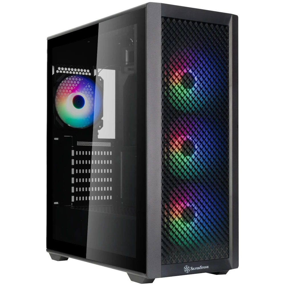 SilverStone FARA 515XR ARGB Mid Tower Case (Black)
