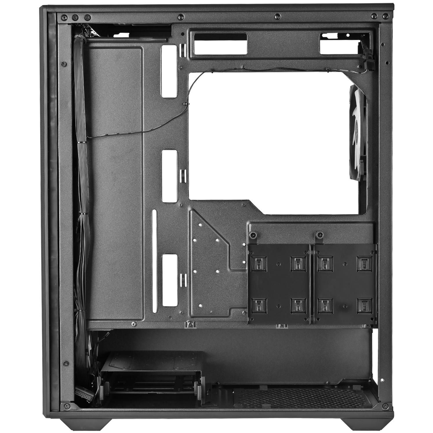 A large main feature product image of SilverStone FARA 515XR ARGB Mid Tower Case (Black)