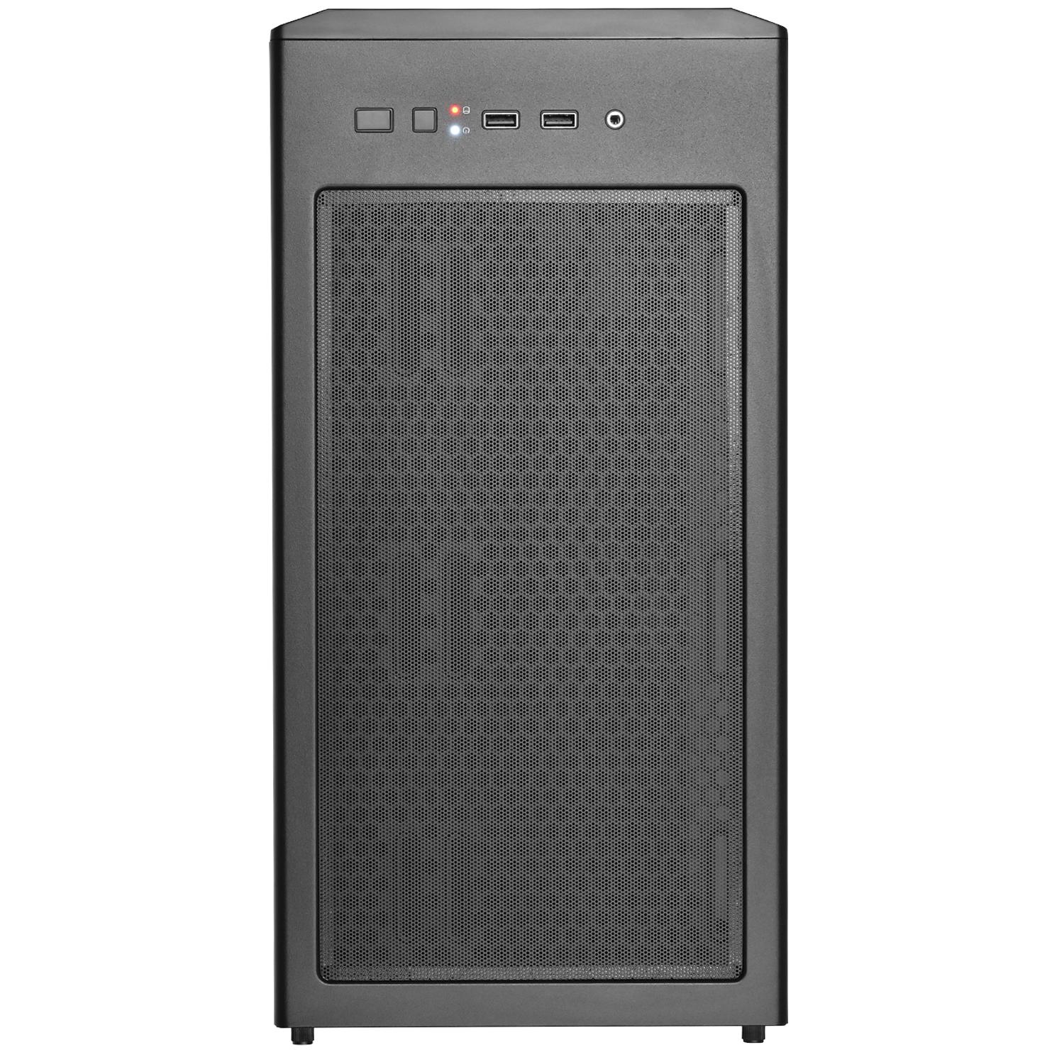 A large main feature product image of SilverStone FARA 515XR ARGB Mid Tower Case (Black)