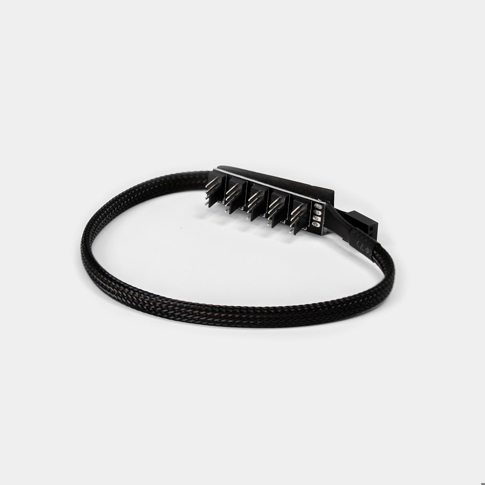 A large main feature product image of GamerChief PWM Fan Hub - 4 Pin 5 way