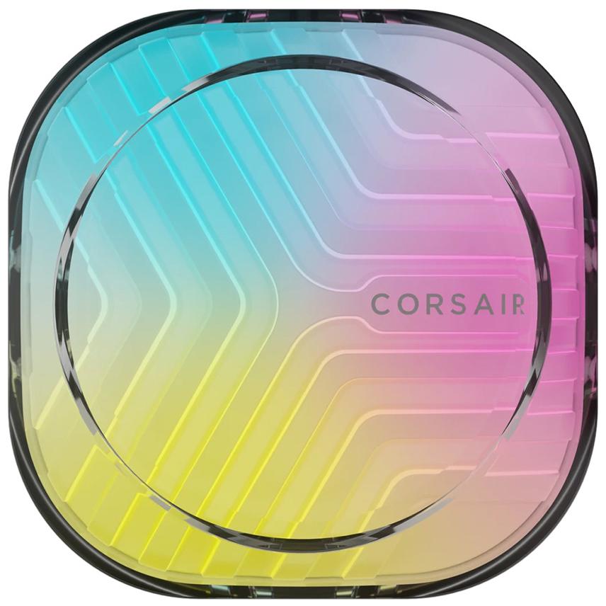 A large main feature product image of Corsair iCUE LINK Pump Cap Module - Groove