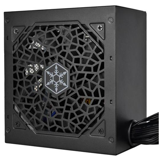 A large main feature product image of SilverStone Strider 750W 80PLUS ATX PSU