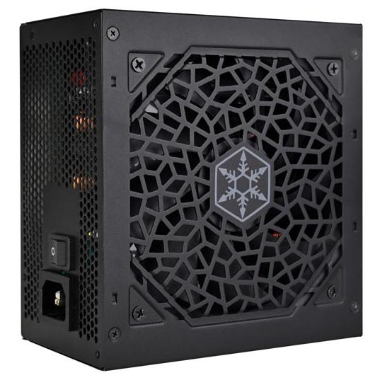 A large main feature product image of SilverStone Strider 750W 80PLUS ATX PSU
