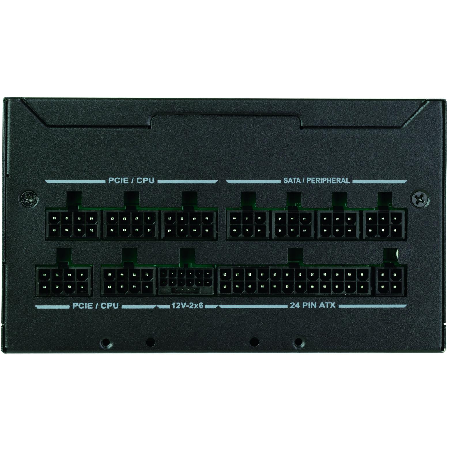 A large main feature product image of SilverStone HELA R 850W Platinum PCIe 5.0 ATX Modular PSU