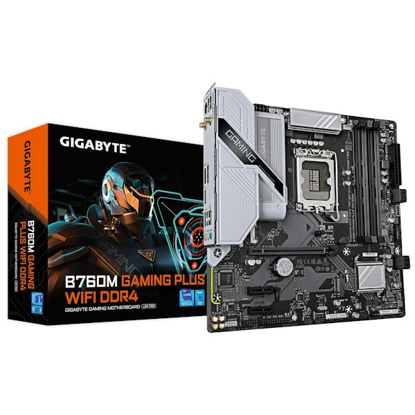 Gigabyte B760M Gaming Plus WiFi DDR4 LGA1700 mATX Desktop Motherboard