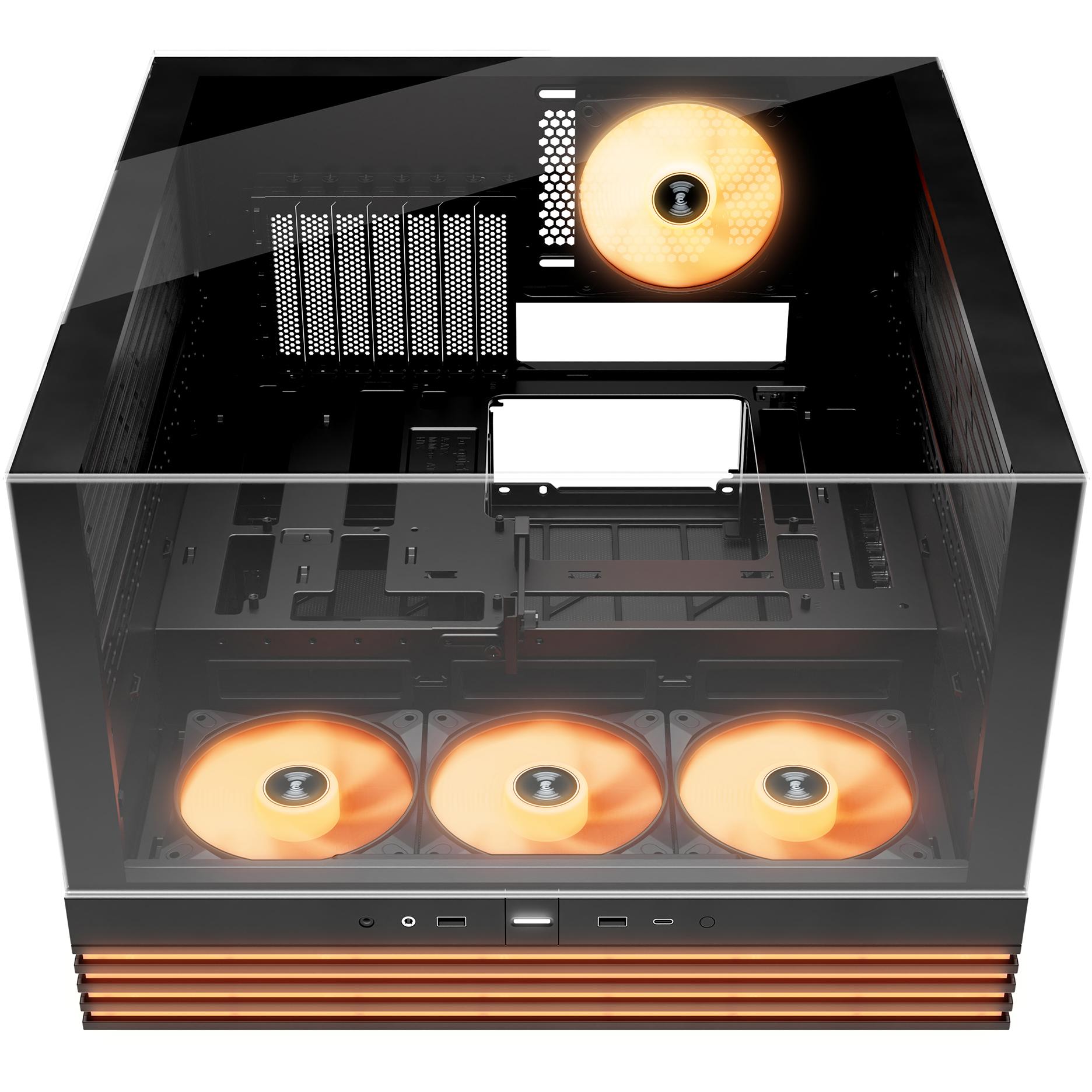 A large main feature product image of be quiet! LIGHT BASE 600 LX - Mid Tower Dual-Chamber Case (Black)