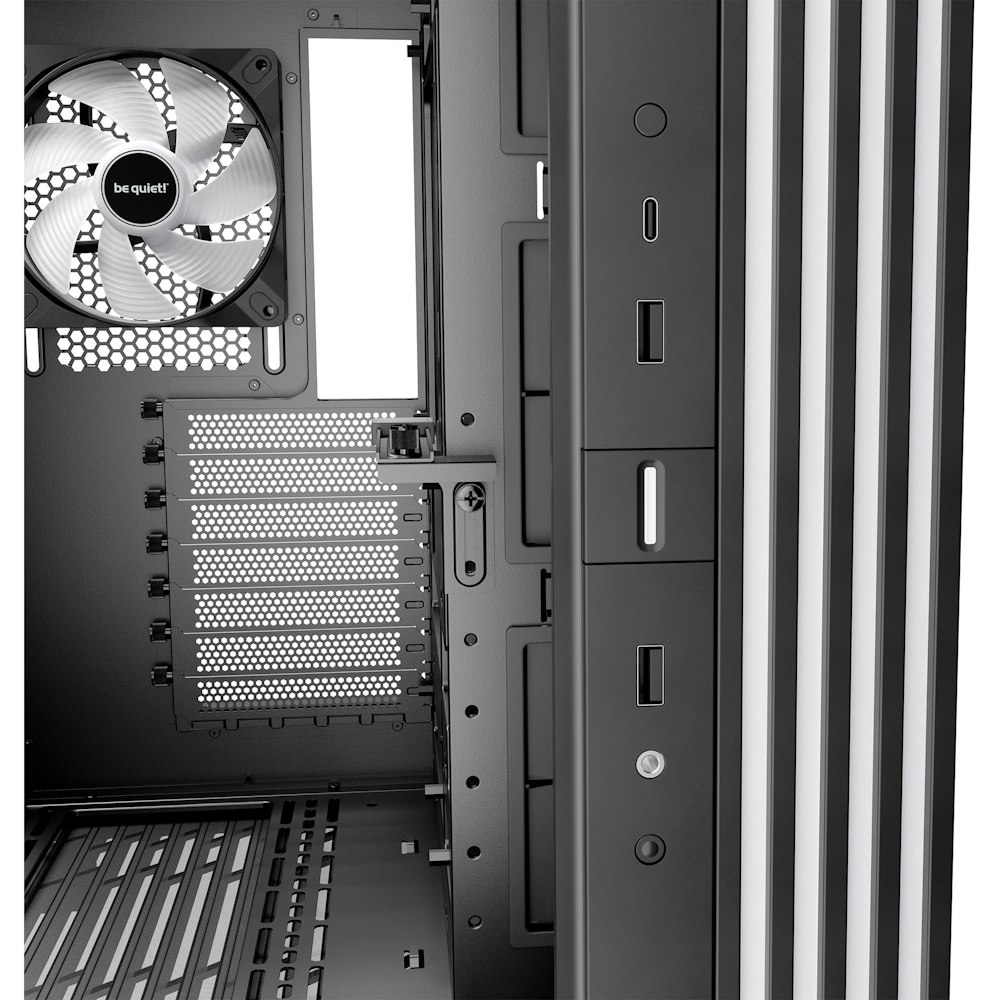 A large main feature product image of be quiet! LIGHT BASE 600 LX - Mid Tower Dual-Chamber Case (Black)