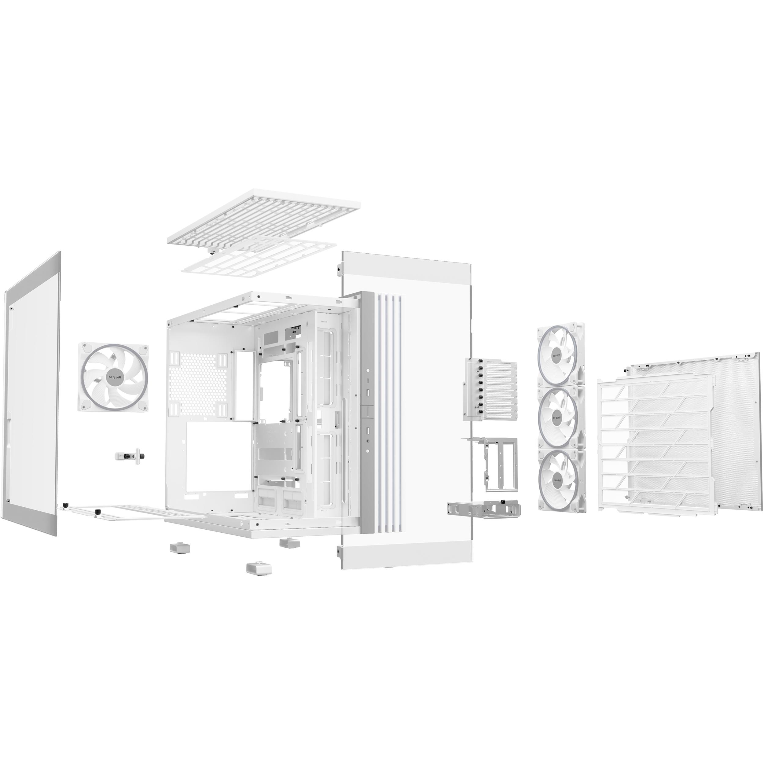 A large main feature product image of be quiet! LIGHT BASE 900 DX - Full Tower Dual-Chamber Case (White)