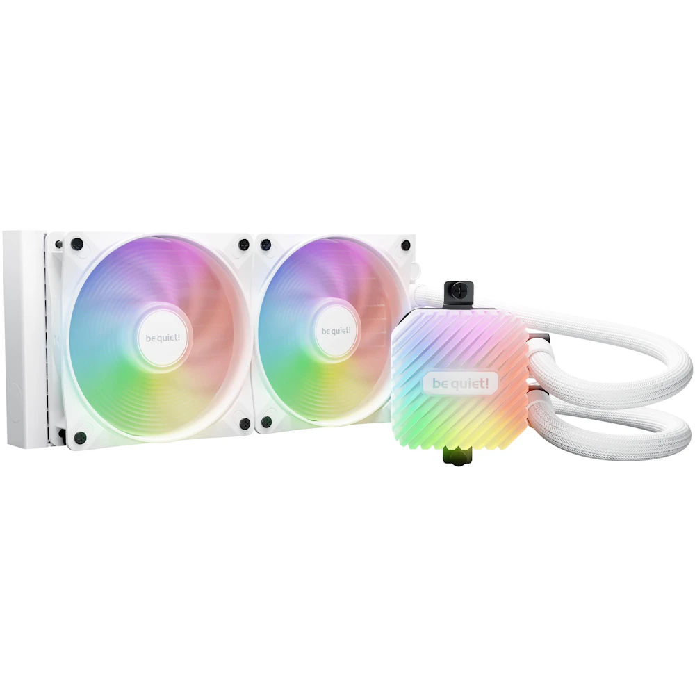 be quiet! LIGHT LOOP 240mm ARGB AIO Liquid CPU Cooler (White)