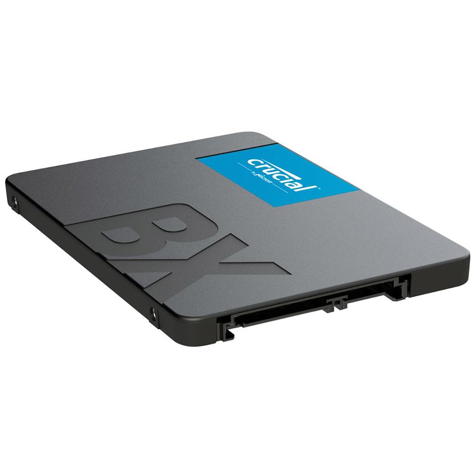 A large main feature product image of Crucial BX500 SATA III 2.5" SSD - 4TB