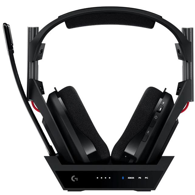 A large main feature product image of Logitech G ASTRO A50 Gen 5 Wireless Headset & Base Station for PC/PlayStation/Xbox (Black)